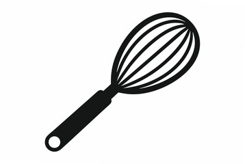 whisk  silhouette vector illustration