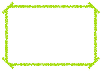 手描きのクレヨン素材　背景　フレーム
