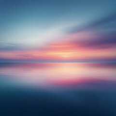 Obraz premium Ethereal Dawn: A Visual Journey to Nirvana Amidst Nature's Serenity