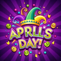 Fototapeta premium April Fools Day Celebration