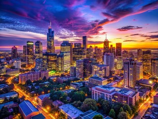 Night Cityscape, April 27th - Urban Lights and Shadows