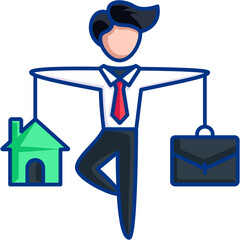 Work-Life Balance Icon