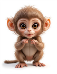 Playful Primate: Monkey