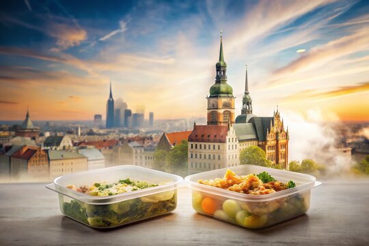 October 26, 2022 Riga, Latvia: US Army Individual Meal Ration (IMR) Pack Double Exposure