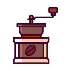 Coffee culture grinder icon