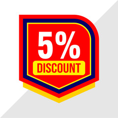 5% Discount Offer Banner - Limited Time Sale