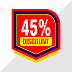 45% Off Sale Banner - Limited Time Discount