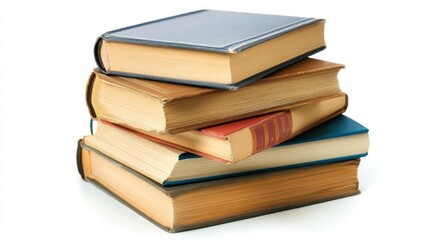 Stack of Vintage Books,  A Collection of Old and Well-Loved Literature