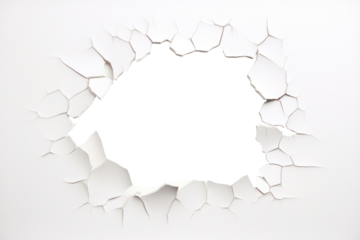 PNG cracked wall hole texture.