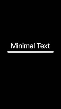 Vertical Minimal Loading Bar Animation for Text