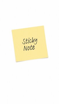 Vertical Square Sticky Note