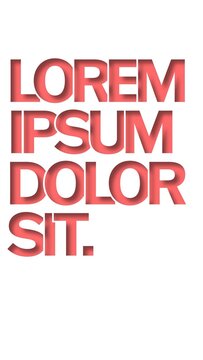 Vertical Text Outlines with Overlap and Transparency