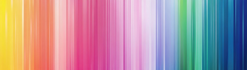 Obraz premium A vibrant gradient pattern showcasing a spectrum of colors in vertical stripes.