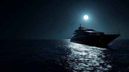 Assassination attempt on a luxury yacht. Featuring an attacker emerging from the shadows