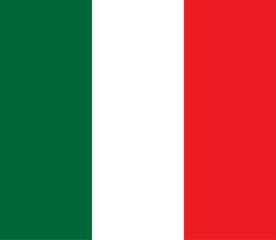 Italy flag design illustration