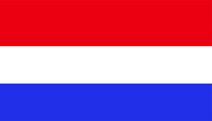 Netherlands flag design illustration