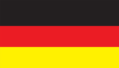 German flag design illustration for Federal Republic of Germany