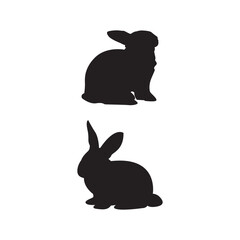 Rabbit Silhouette Clip Art