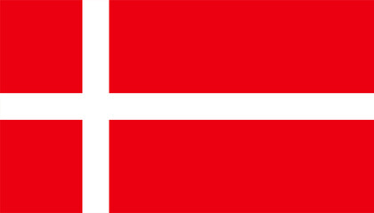 Denmark flag design illustration