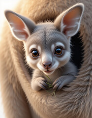Obraz premium Hopping Joy: Kangaroo