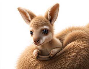 Obraz premium Hopping Joy: Kangaroo