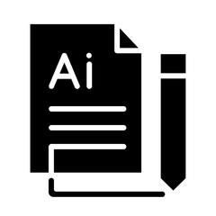 AI education document icon
