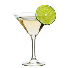cocktail with lime