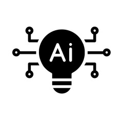 AI education idea icon