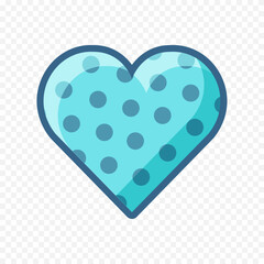 Hand drawn heart on white background. Valentines Day vector elements heart shapes love