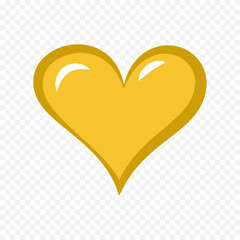 Hand drawn heart on white background. Valentines Day vector elements heart shapes love