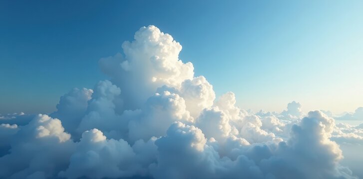 Dense, billowing stratocumulus clouds create a dramatic sky , scenic, landscape