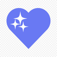 Hand drawn heart on white background. Valentines Day vector elements heart shapes love