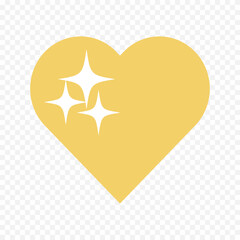 Hand drawn heart on white background. Valentines Day vector elements heart shapes love