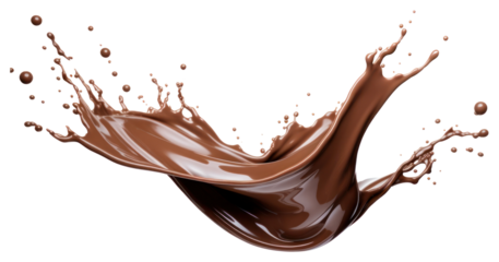 PNG Chocolate splash food photography beverage.