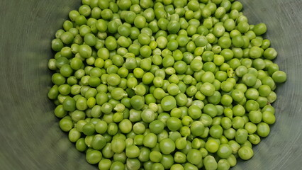 Fresh Green Peas in a Bowl
