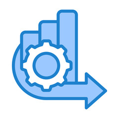 Obraz premium Process Optimization Icon