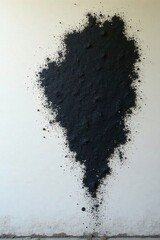 Abstract Dark Matter Spatter on Light Surface A Textural Study in Monochromatic Contrast