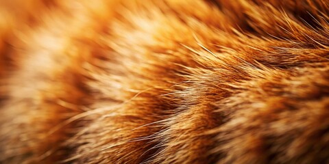 Fototapeta premium Smooth Brown Cat Fur Close-Up: Minimalist Texture Photography