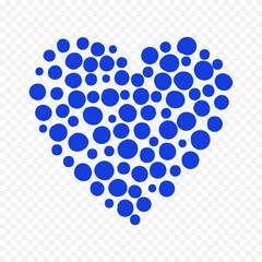 Hand drawn heart on white background. Valentines Day vector elements heart shapes love