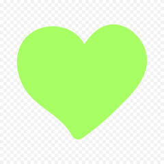 Hand drawn heart on white background. Valentines Day vector elements heart shapes love