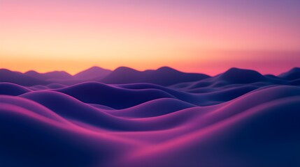 Dreamy Pink and Purple Wavy Gradient Texture in High Resolution