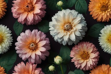 colorful flowers background