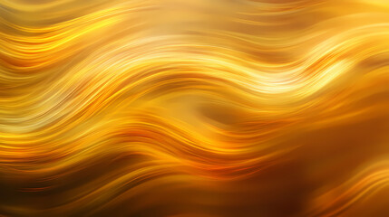 A blurred background with a golden yellow hue. Glowing Abstract Patterns. Illustration