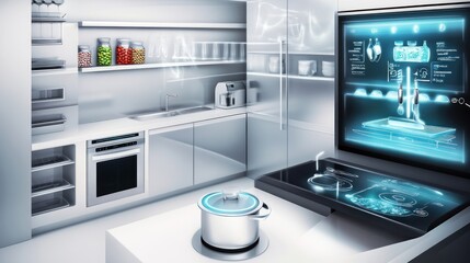 Futuristic Smart Kitchen: Modern Culinary Technology
