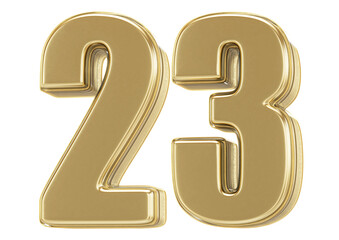 3D Golden Number 23