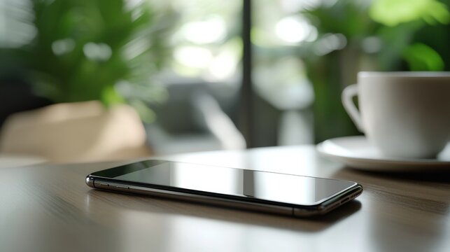 A smartphone on a table with multiple notifications flashing. Featuring digital stress and distraction