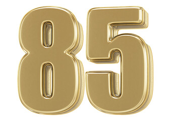 3D Golden Number 85