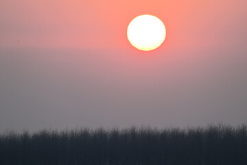 sunrise in the mountains