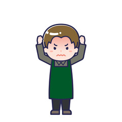 カフェ店員／男性 27