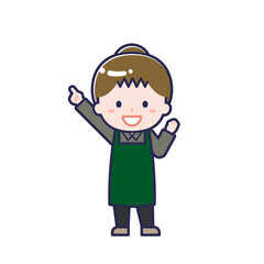 カフェ店員／女性 05